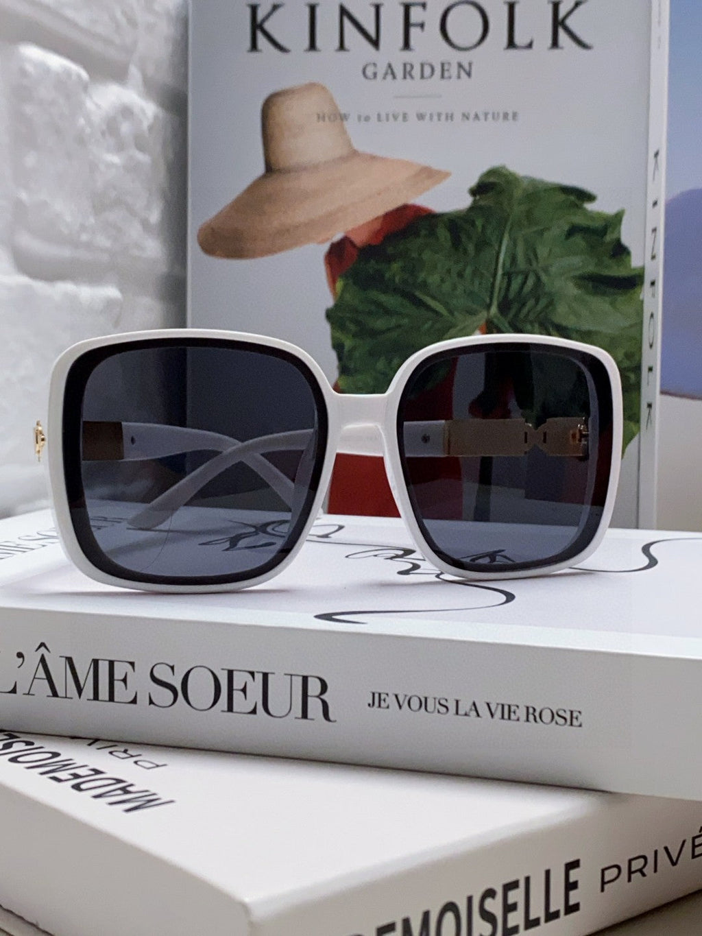Hermès Polarized Square Black Lens Sunglasses for Women - 358920