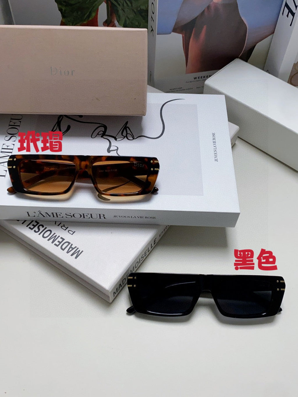 Dior Square Silver Lens Sunglasses for Men & Women - 382437 - detail image 9