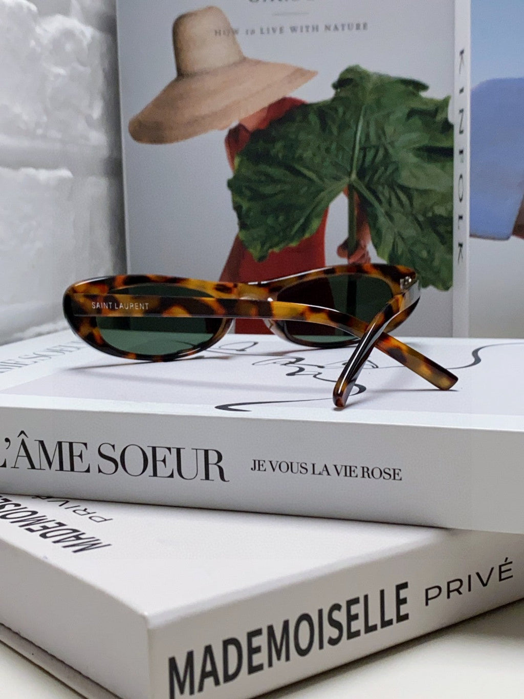 Saint Laurent Oval Silver Lens Sunglasses for Men & Women - detail image 2