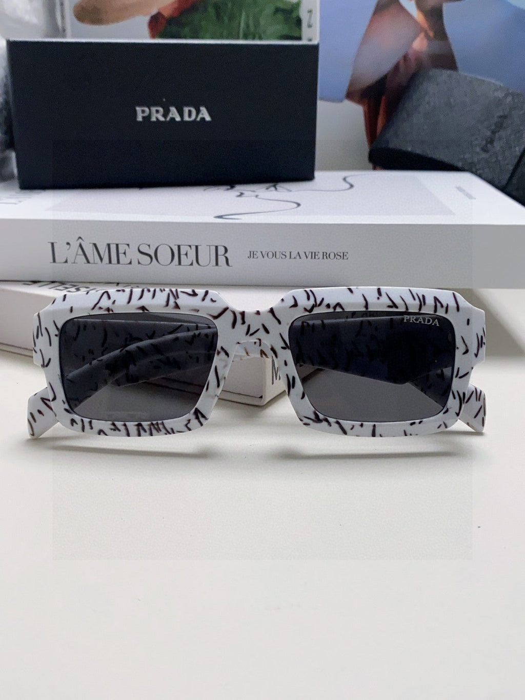 Prada Fashion Gray Lens Sunglasses for Women - 398890 - detail image 6