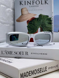 Balenciaga Square Silver Lens Sunglasses for Men & Women - 449636