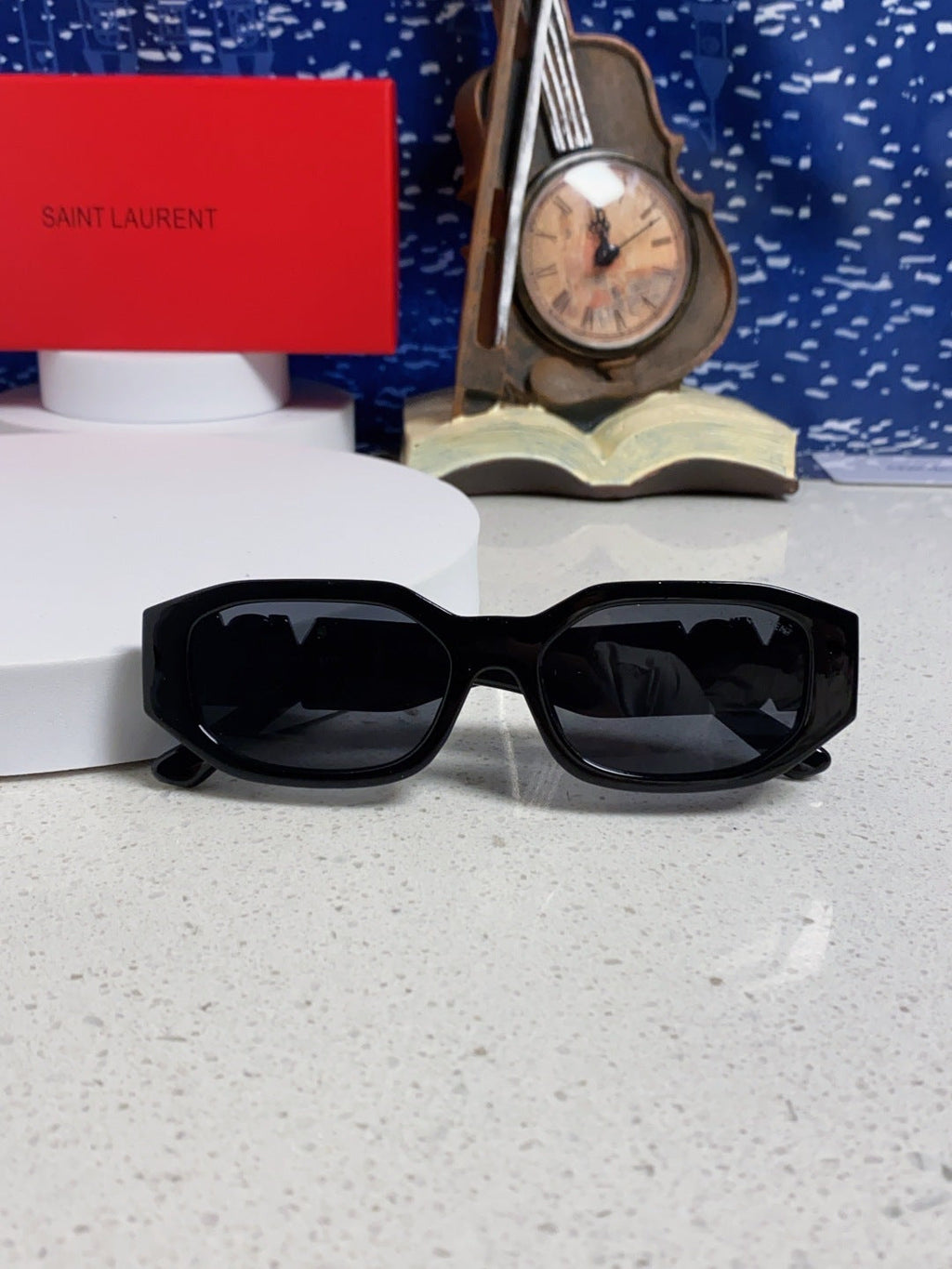 Saint Laurent Round Black Lens Sunglasses for Men & Women - detail image 8