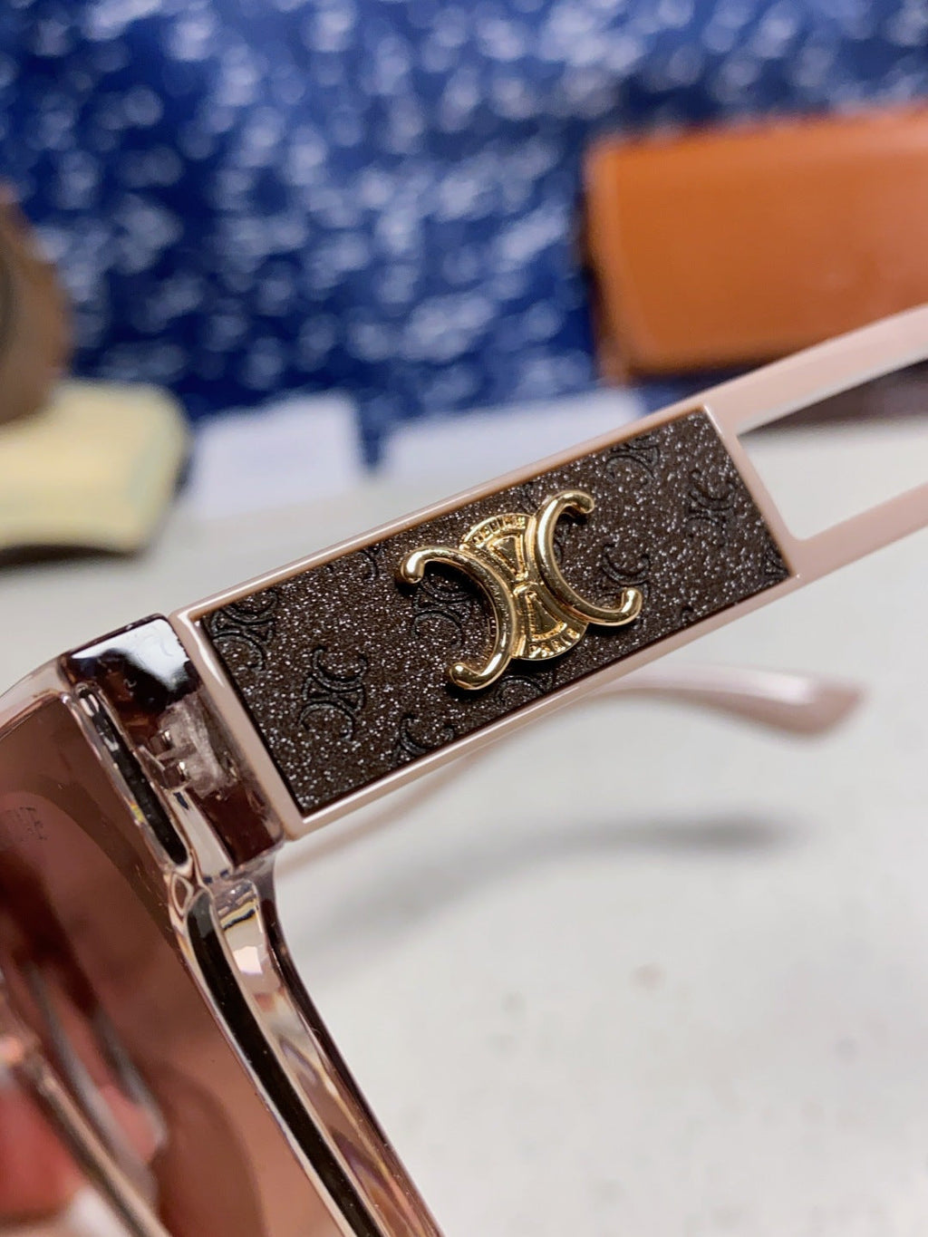 Celine Square Red Lens Sunglasses for Women - 415623 - detail image 7