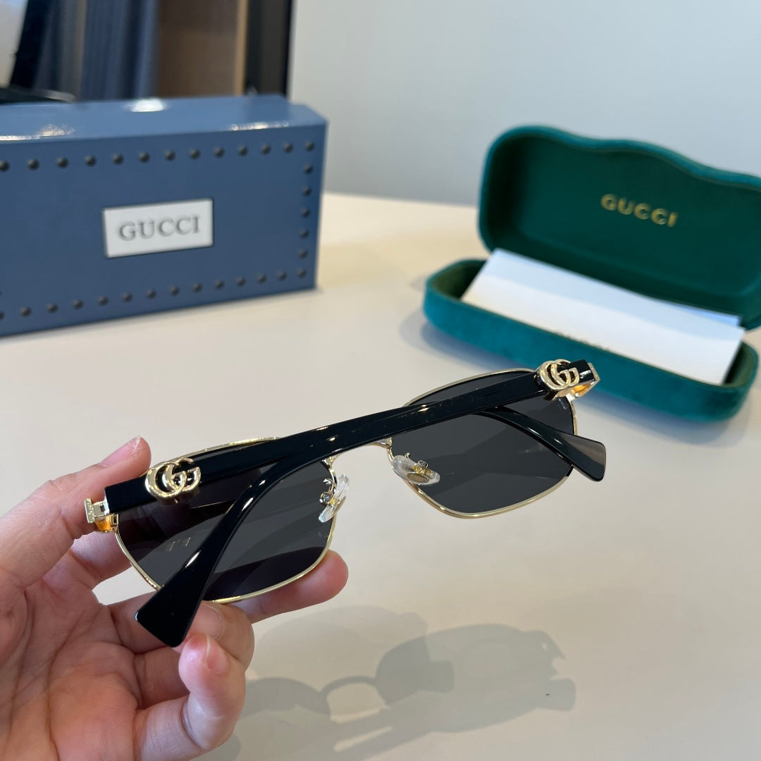 Gucci Polarized Fashion Silver Lens Sunglasses for Men - 866937 - detail image 7