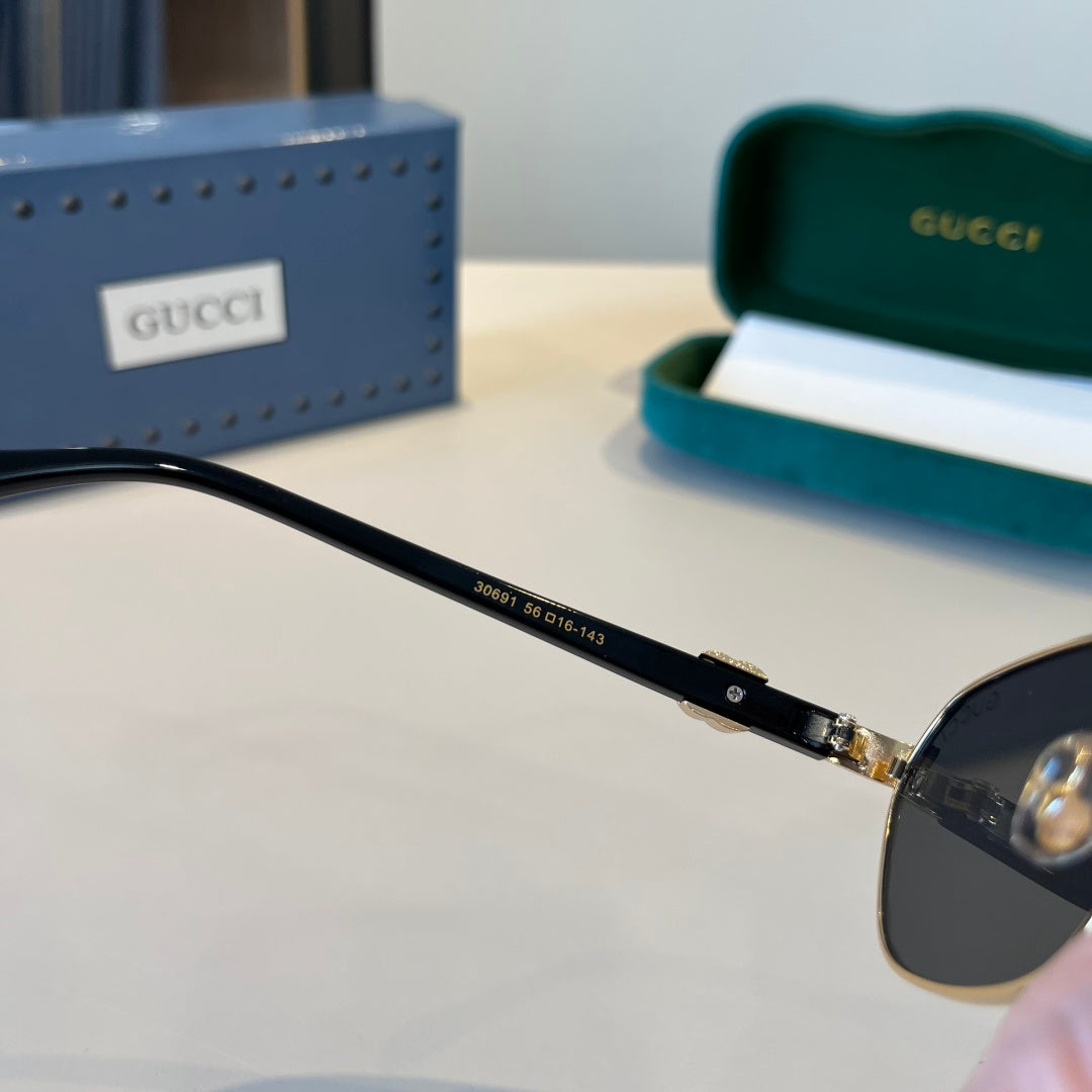 Gucci Polarized Fashion Silver Lens Sunglasses for Men - 866937 - detail image 6