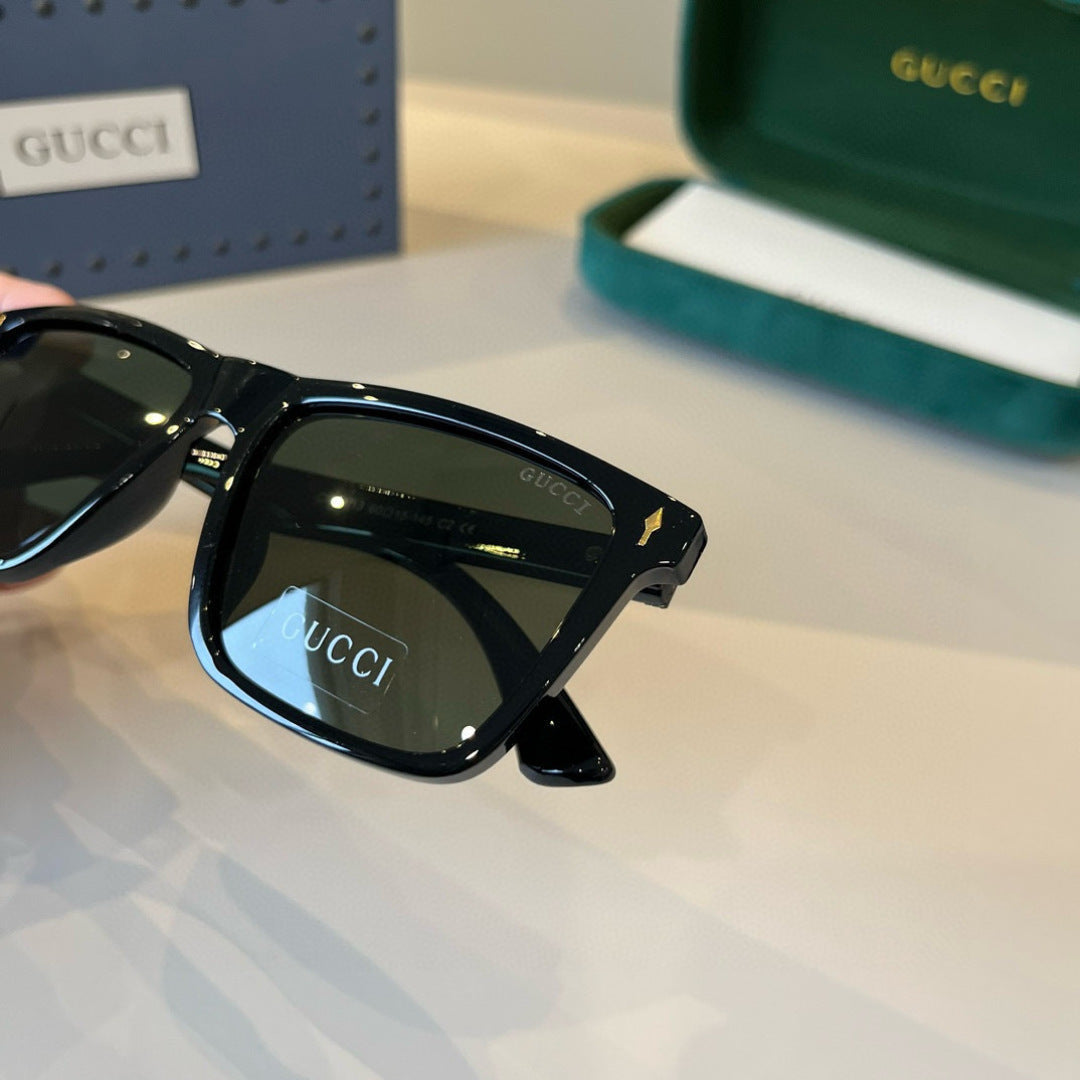 Gucci Metal Aviator Black Lens Sunglasses for Men & Women - 866940 - detail image 7