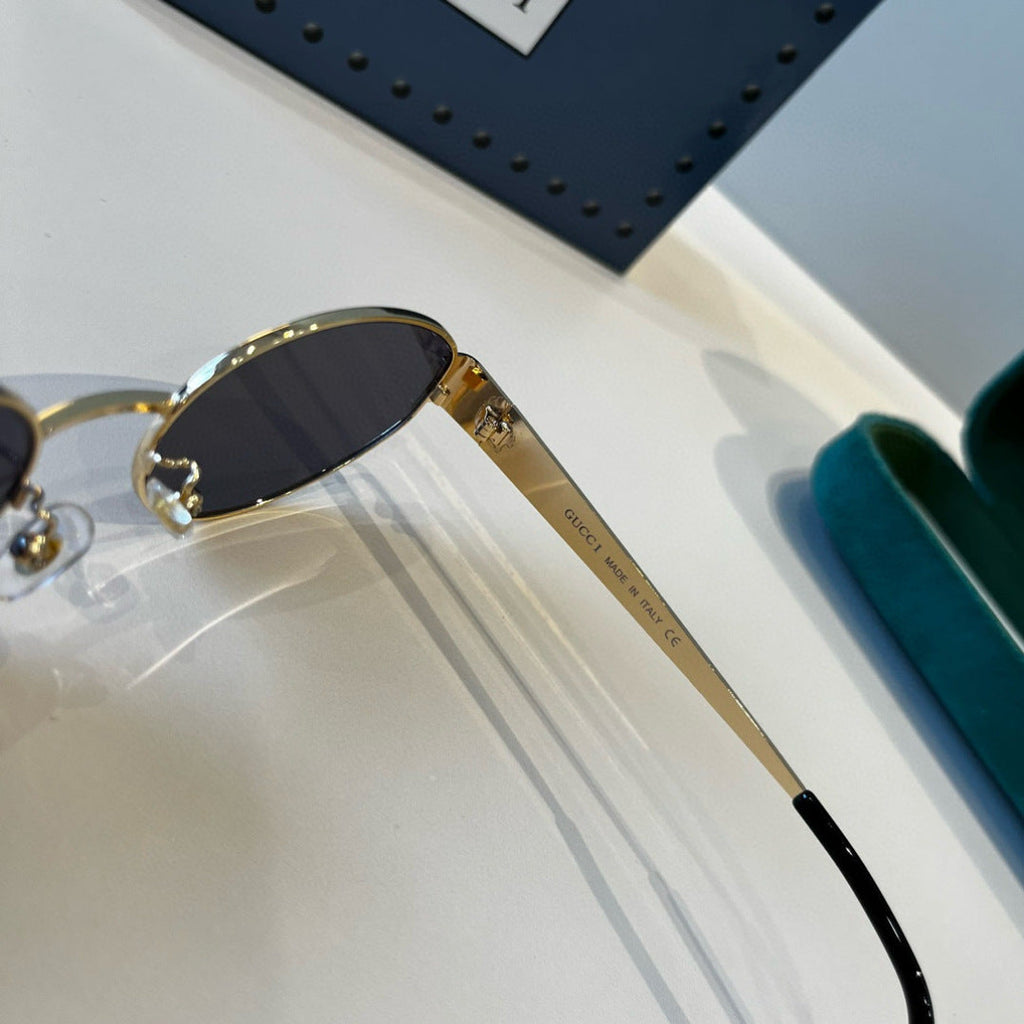 Gucci Oversized Silver Lens Sunglasses for Women - 997671 - detail image 4