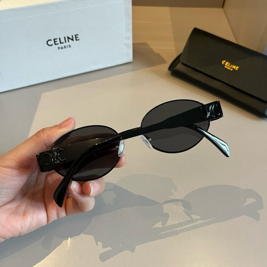 Celine Cat-Eye Silver Lens Sunglasses for Men & Women - 431965 - detail image 6