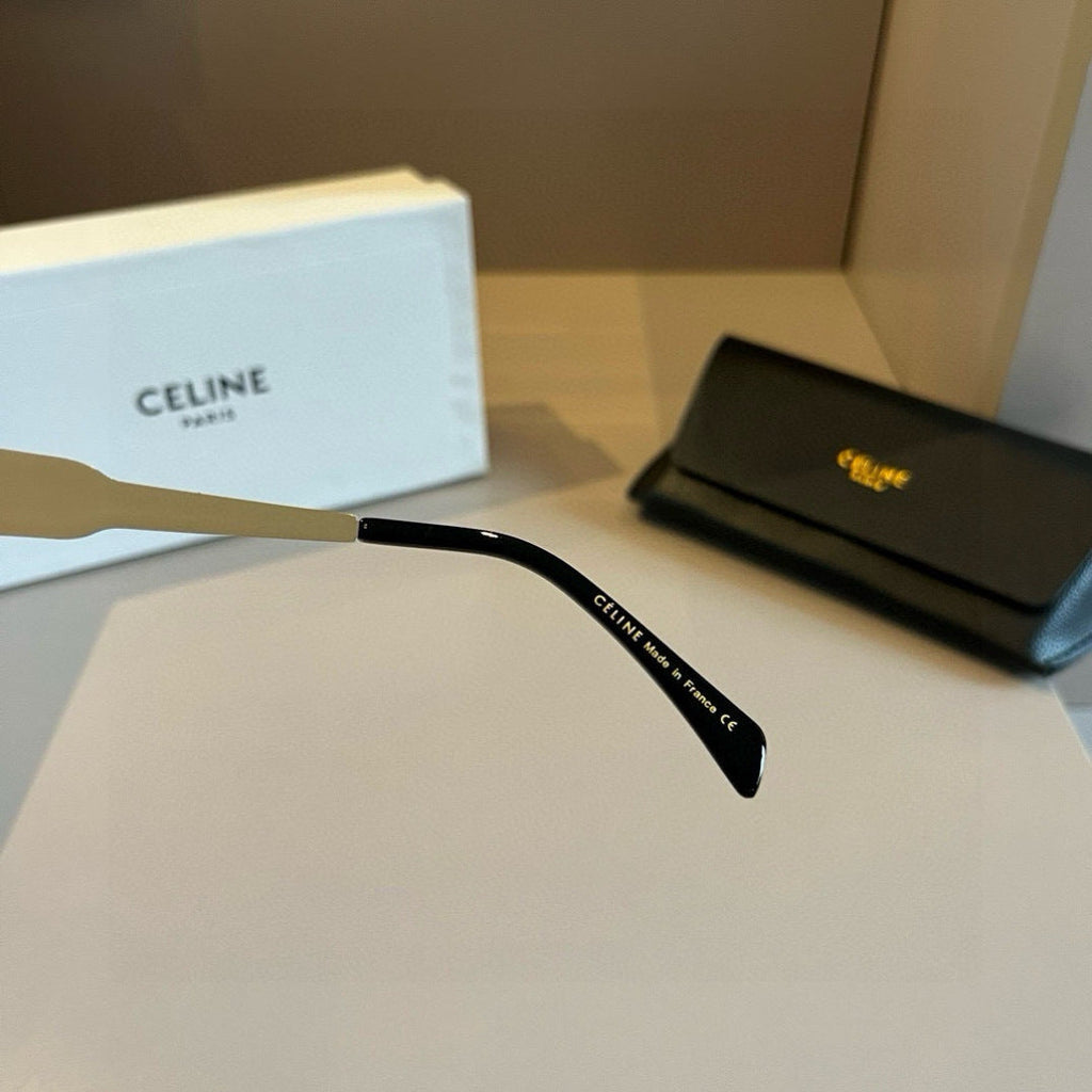 Celine Cat-Eye Gold Lens Sunglasses for Men & Women - 431966 - detail image 7