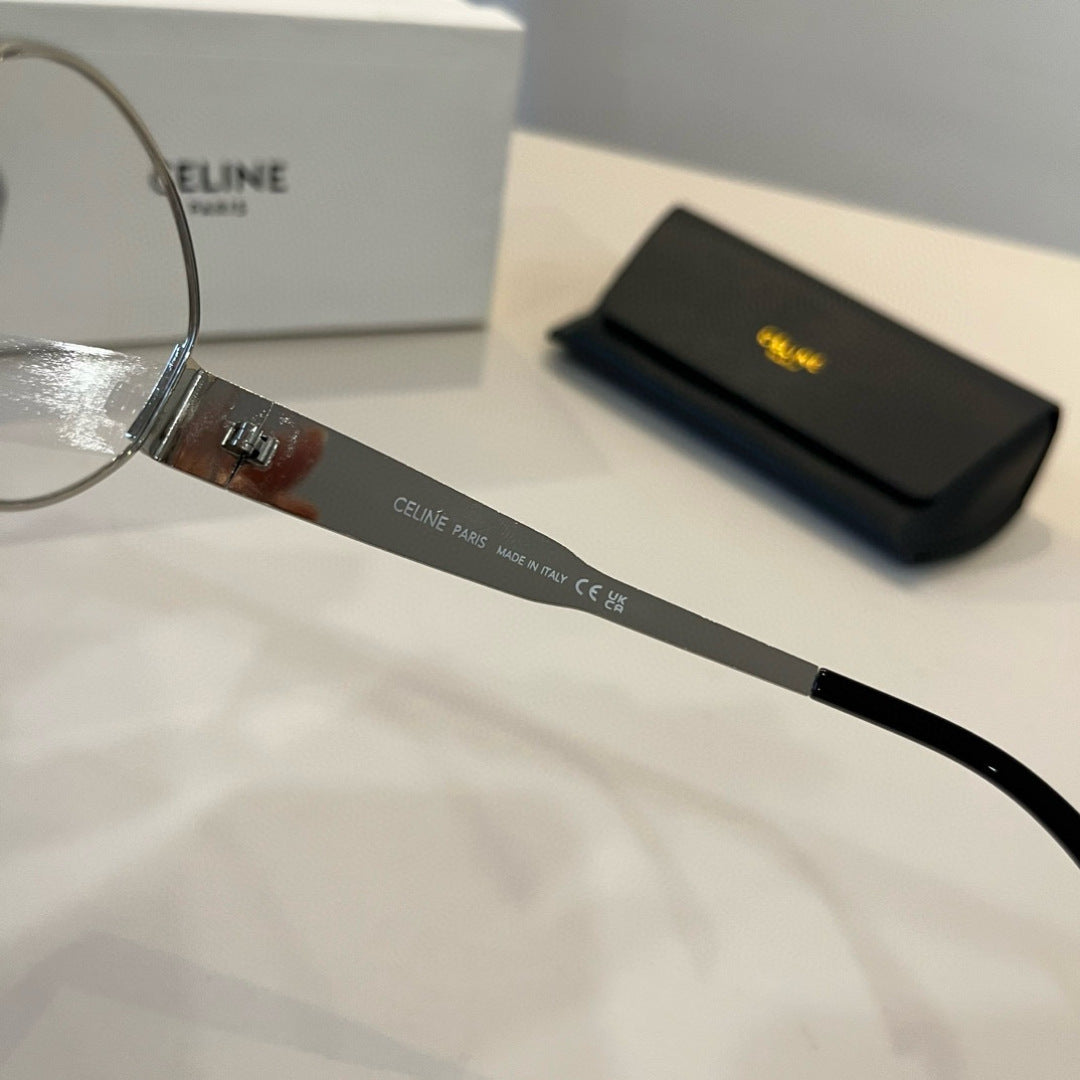 Celine Cat-Eye Silver Lens Sunglasses for Men & Women - 382519 - detail image 8