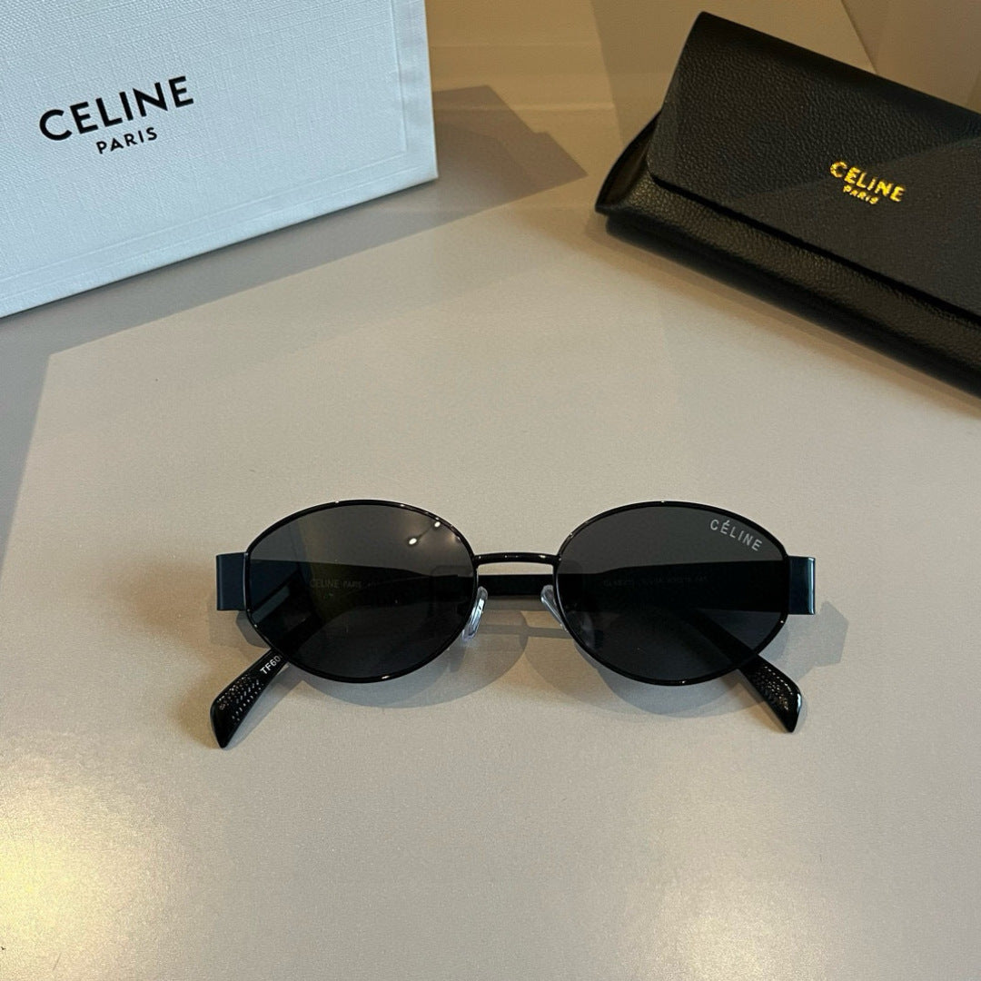 Celine Cat-Eye Silver Lens Sunglasses for Men & Women - 382522 - detail image 5
