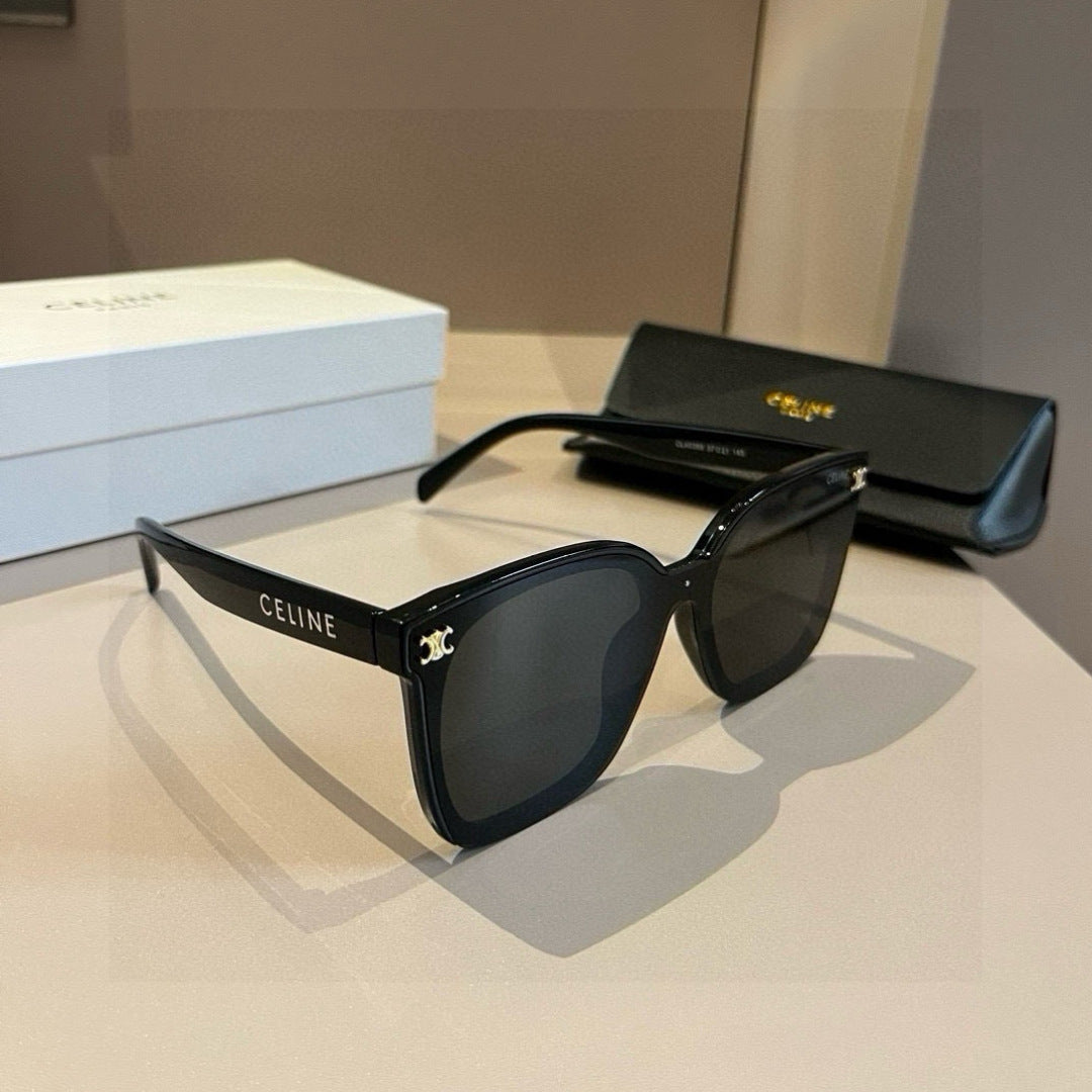 Celine Fashion Black Lens Sunglasses for Men & Women - 358315