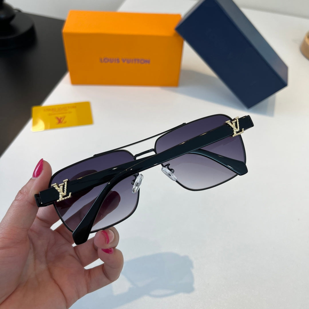 Louis Vuitton Metal Aviator Silver Lens Sunglasses for Men & Women - 493076 - detail image 8