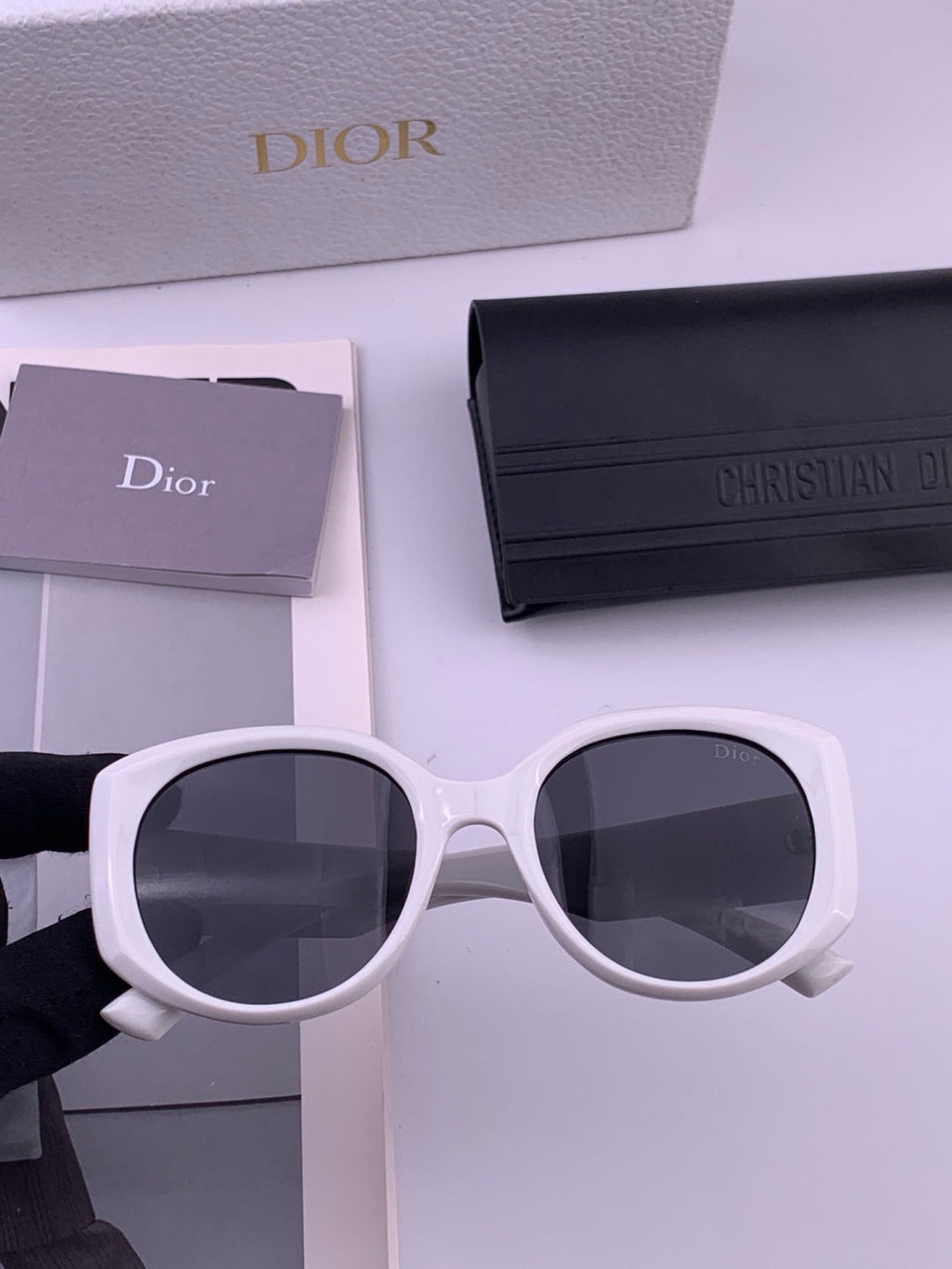 Dior CD7510 Polarized Square Gold Lens Sunglasses for Women - 358167 - detail image 2
