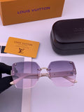 Louis Vuitton L6519 Polarized Square Brown Lens Sunglasses for Men & - 493104