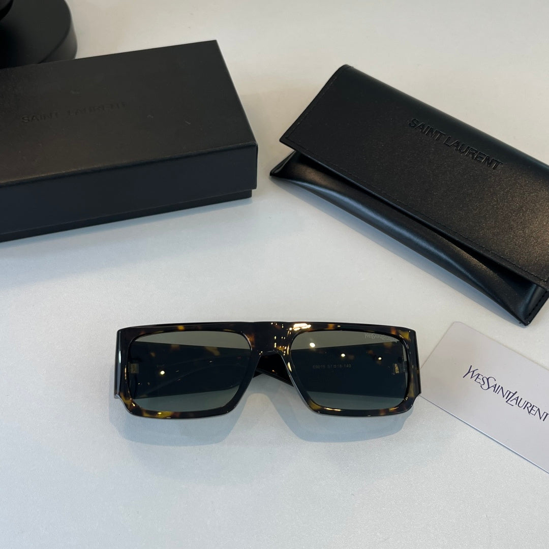 Saint Laurent Slim Black Lens Sunglasses for Men & Women - detail image 4