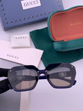 Gucci G7177 Polarized Square Black Lens Sunglasses for Women