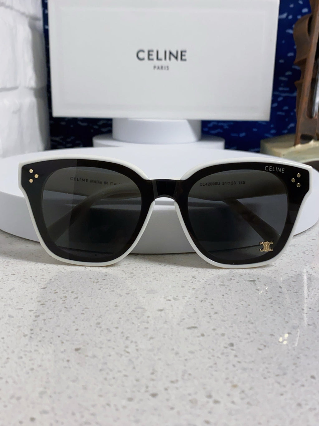 Celine Square Gray Lens Sunglasses for Men & Women - 158429 - detail image 9