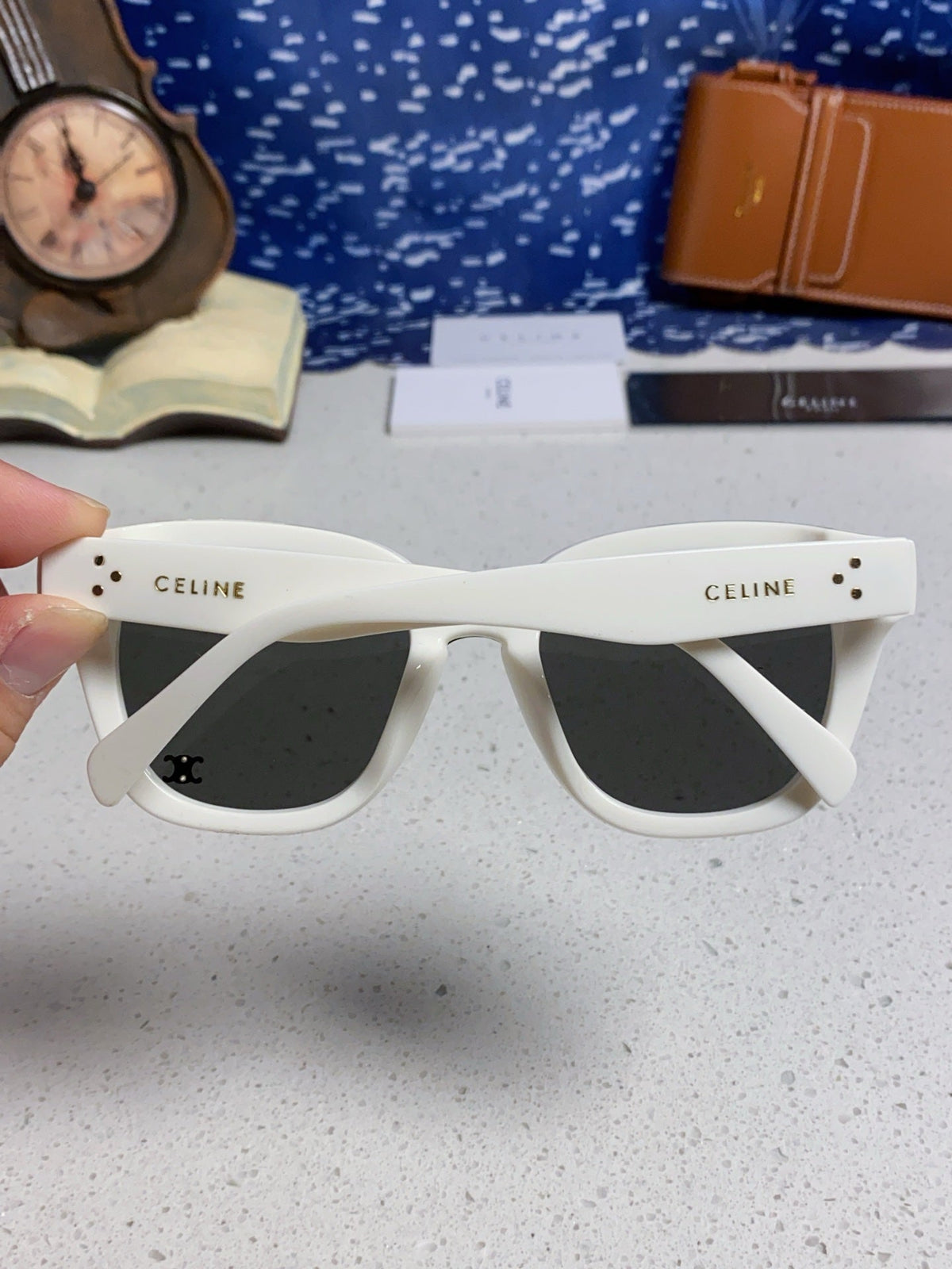 Celine Square Gray Lens Sunglasses for Men & Women - 158429 - detail image 5