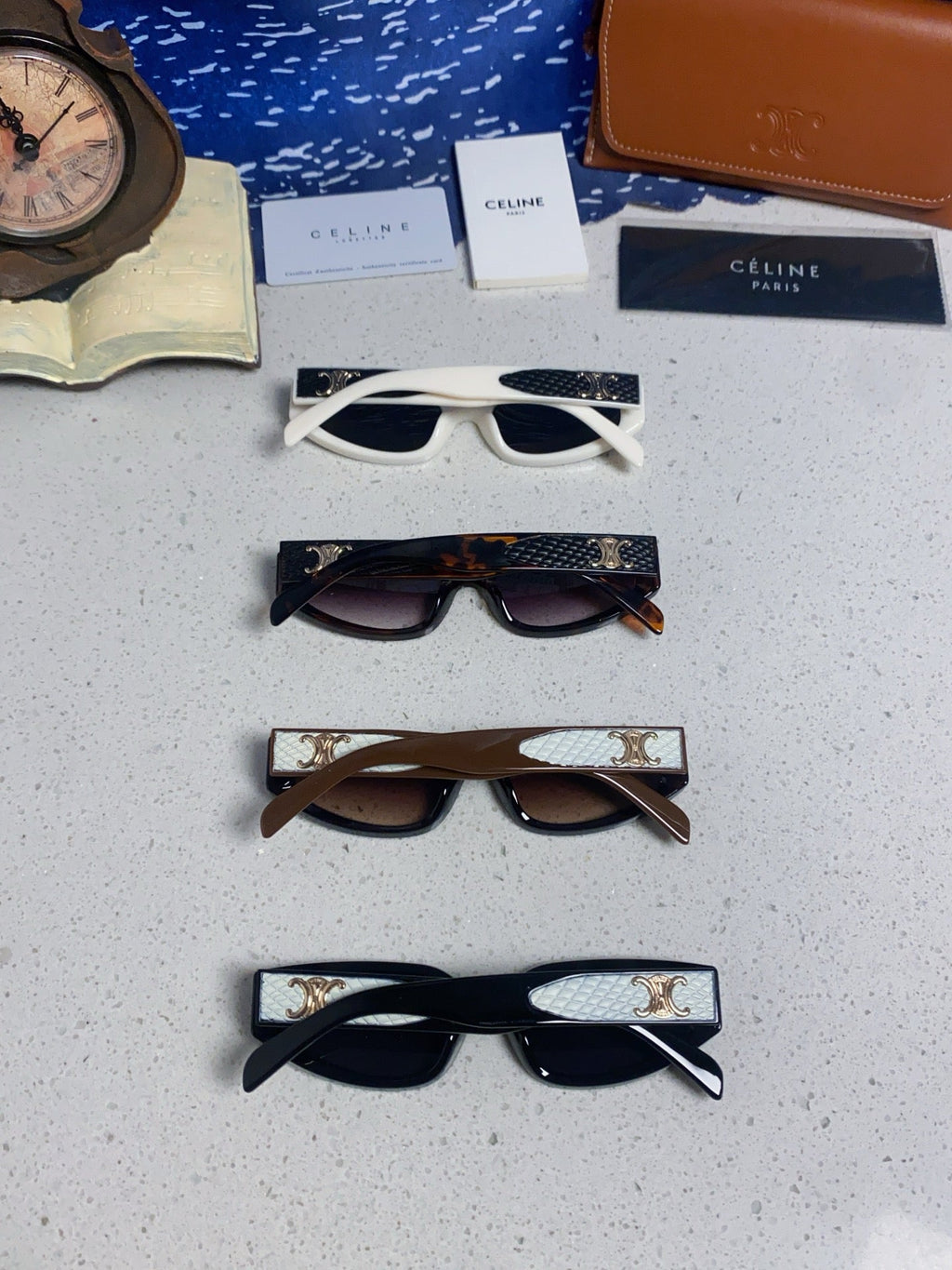 Celine Cat-Eye Red Lens Sunglasses for Men & Women - 432028 - detail image 11