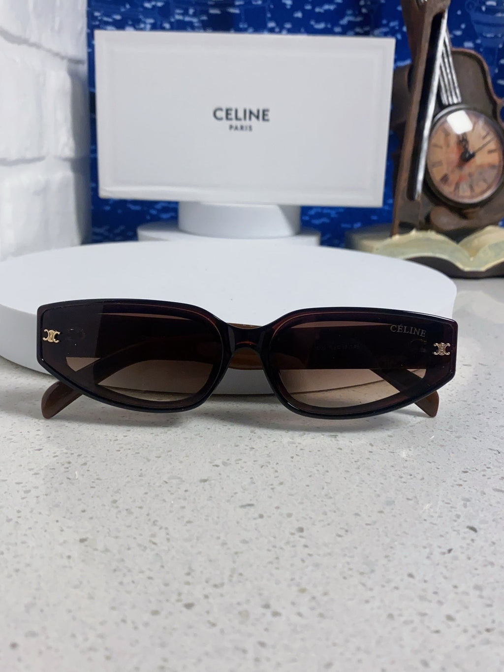Celine Cat-Eye Red Lens Sunglasses for Men & Women - 432028 - detail image 9