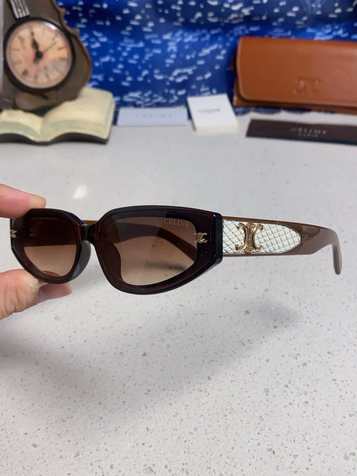 Celine Cat-Eye Red Lens Sunglasses for Men & Women - 432028 - detail image 6