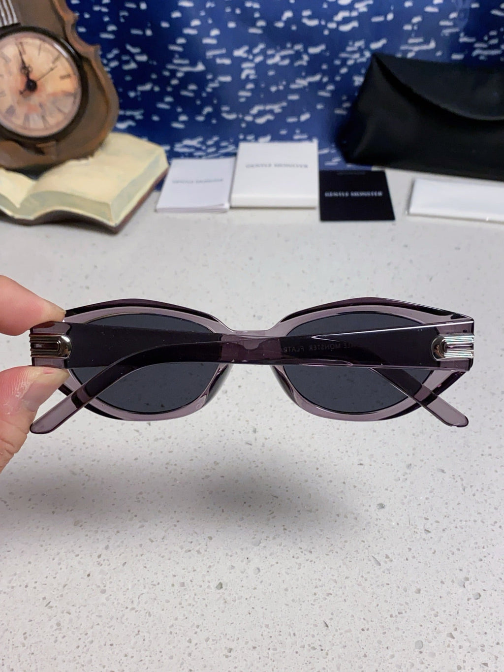 Gentle Monster DADA Cat-Eye Black Lens Sunglasses for Men & Women - 998477 - detail image 5