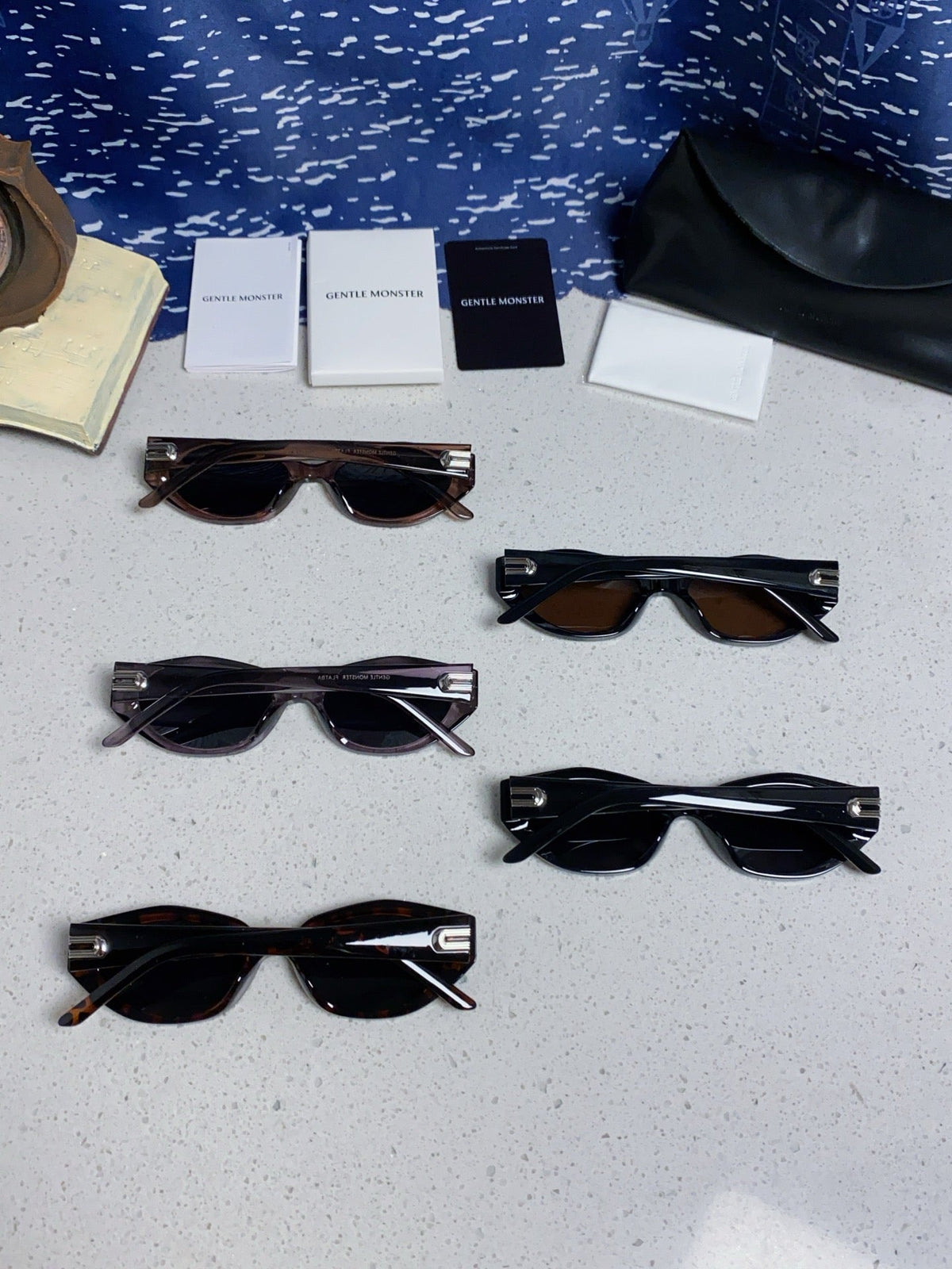 Gentle Monster DADA Cat-Eye Black Lens Sunglasses for Men & Women - 998477 - detail image 11