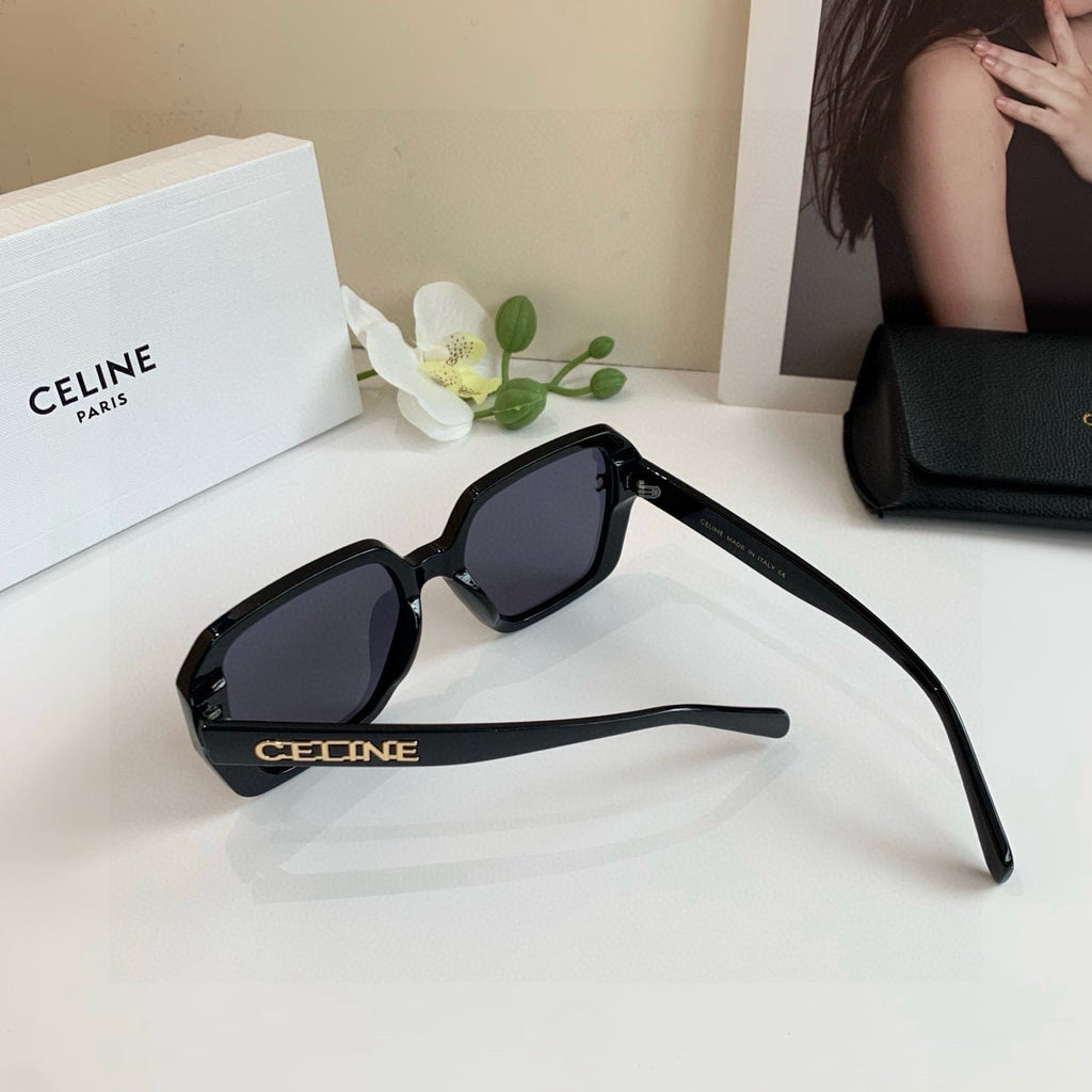 Celine Square Black Lens Sunglasses for Men & Women - 358277 - detail image 2