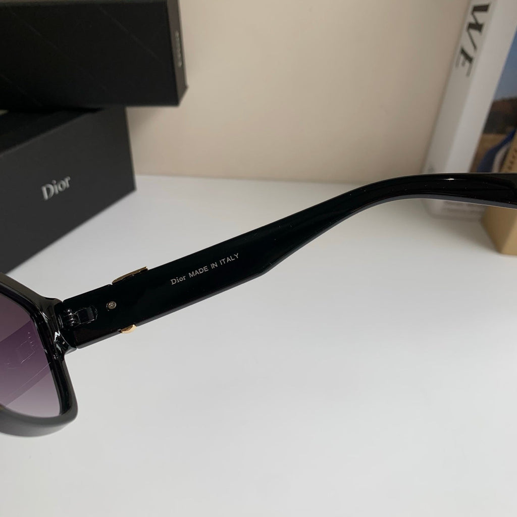 Dior Polarized Square Black Lens Sunglasses for Men & Women - 358211 - detail image 8
