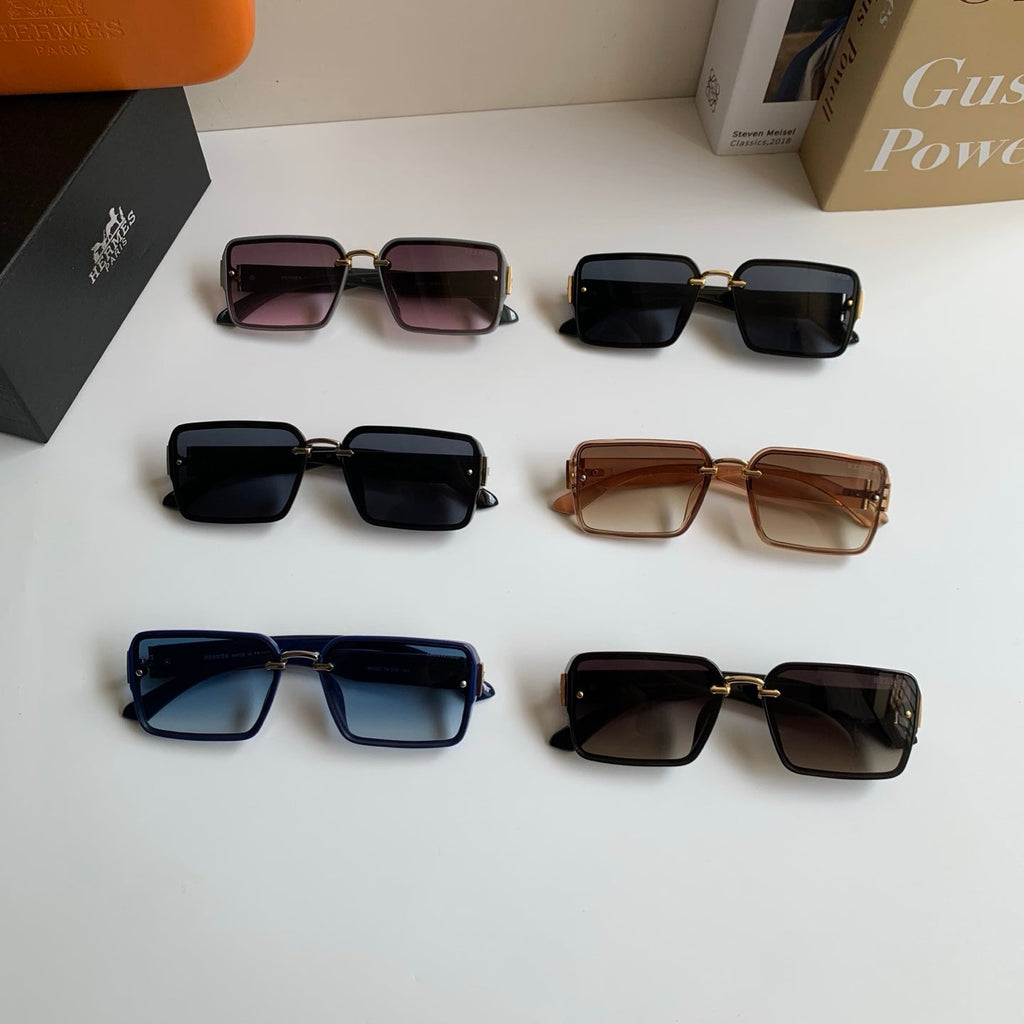 Hermès Square Silver Lens Sunglasses for Men & Women - 416538 - detail image 9