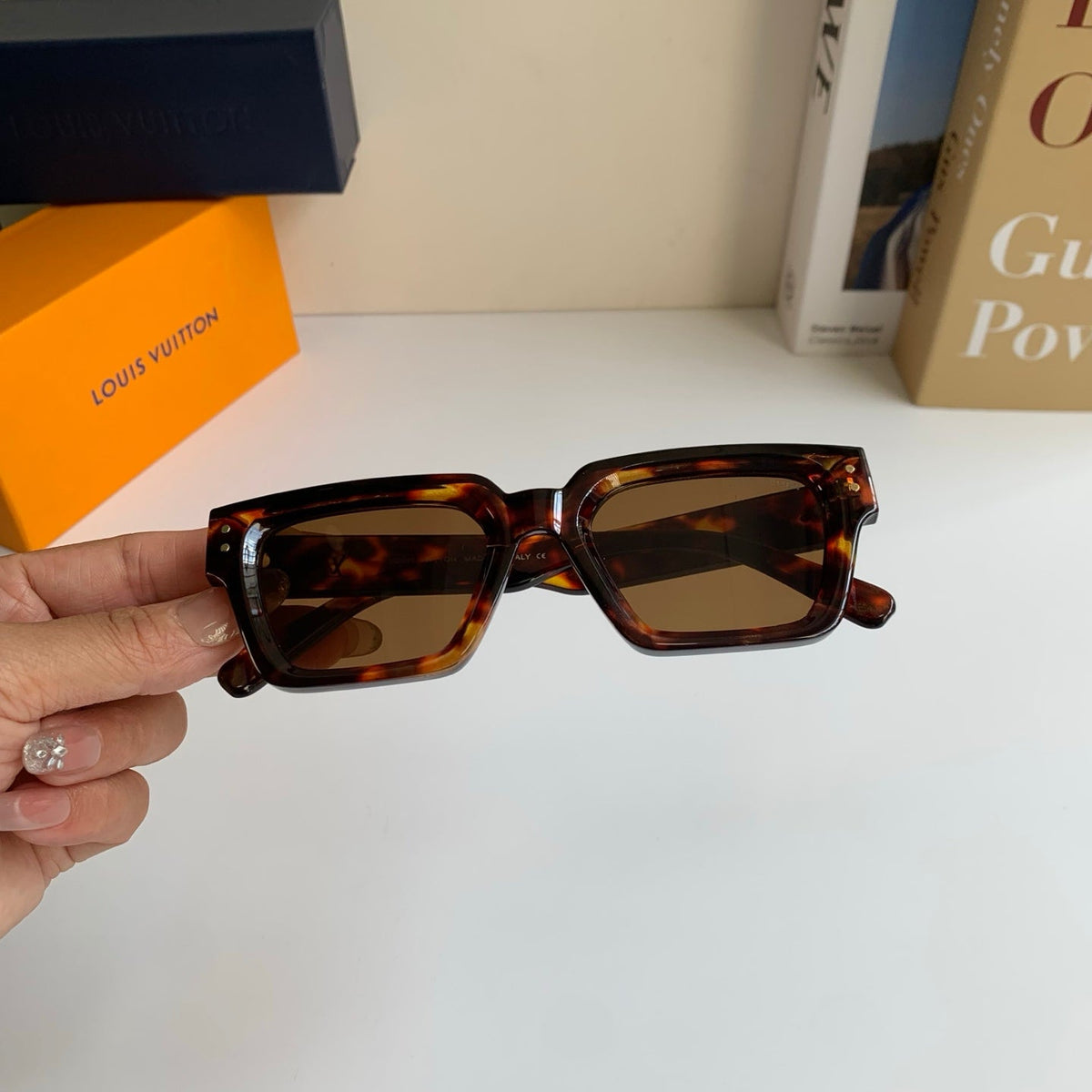 Louis Vuitton Square Brown Lens Sunglasses for Men & Women - 493142 - detail image 3
